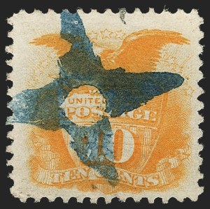 Sale 1133, Lot 191, 10c-12c 1869 Pictorial Issue, off-Cover (Scott 116-117)