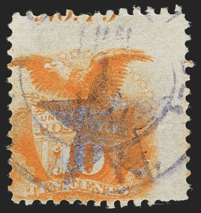 Sale 1133, Lot 197, 10c-12c 1869 Pictorial Issue, off-Cover (Scott 116-117)
