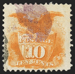 Sale 1133, Lot 201, 10c-12c 1869 Pictorial Issue, off-Cover (Scott 116-117)