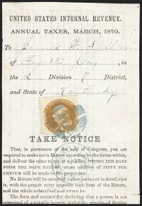 Sale 1133, Lot 295, 1c-3c 1869 Pictorial Issue Covers (Scott 112-114)