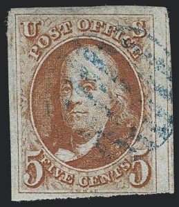 Sale 1133, Lot 35, 1847 Issue (Scott 1-1d)