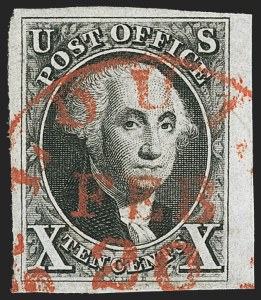 Sale 1133, Lot 37, 1847 Issue (Scott 2)