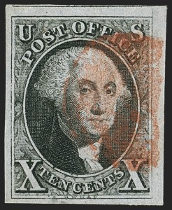 Sale Number 1133, Lot Number 38, 1847 Issue (Scott 2) Sale Number 1133, Lot Number 38, 1847 Issue (Scott 2)