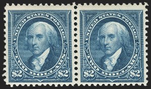 Sale 1133, Lot 397, 1894-98 Bureau Issues (Scott 246-284), $2.00 Bright Blue (277) Sale 1133, Lot 397, 1894-98 Bureau Issues (Scott 246-284)