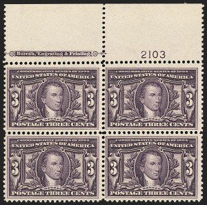 Sale 1133, Lot 409, 1902 Issue thru Washington-Franklin Issues (Scott 300-534B)