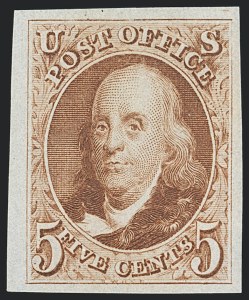 Sale 1133, Lot 53, 1875 Reproduction of 1847 Issue (Scott 3-4)