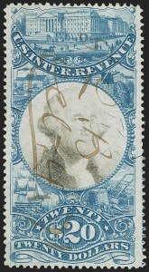 Sale 1133, Lot 564, Second Issue thru Private Die Revenues and Revenue Group Lots