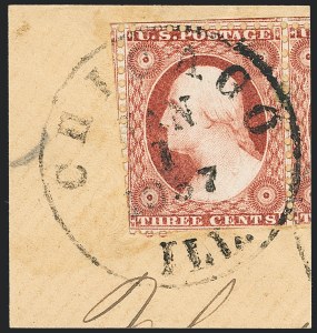 Sale 1133, Lot 71, 1851-56 Issue (Scott 5-17)