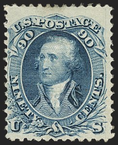 Sale 1134, Lot 101, 1867-68 Grilled Issue (Scott 79-101)