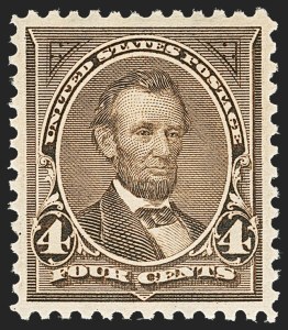 Sale Number 1134, Lot Number 217, 1895 Watermarked Bureau Issue (Scott 264-278) Sale Number 1134, Lot Number 217, 1895 Watermarked Bureau Issue (Scott 264-278)