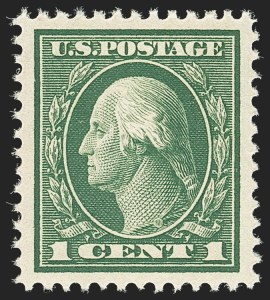 Sale Number 1134, Lot Number 341, 1912-14 Washington-Franklin Issue (Scott 405-423) Sale Number 1134, Lot Number 341, 1912-14 Washington-Franklin Issue (Scott 405-423)