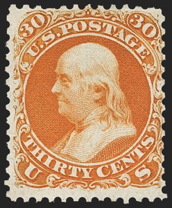 Sale 1134, Lot 65, 1861-66 Issue First Dsigns and Colors (Scott 55-62B)