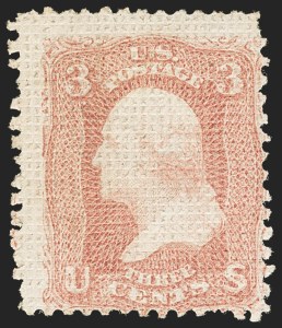 Sale 1134, Lot 81, 1867-68 Grilled Issue (Scott 79-101)