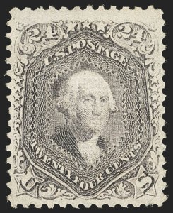 Sale 1134, Lot 99, 1867-68 Grilled Issue (Scott 79-101)