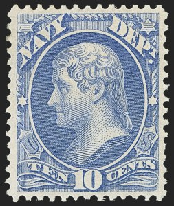 Sale 1135, Lot 527, Navy Department (Scott O35-O45)