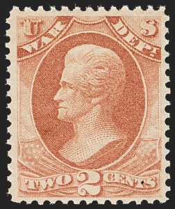 Sale 1135, Lot 564, War Department (Scott O83-O93)