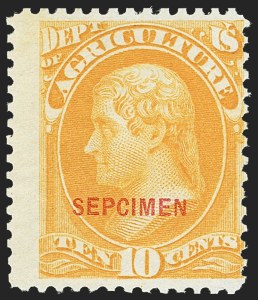 Sale 1135, Lot 595, Official Special Printings - Agriculture Department