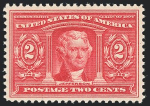 Sale Number 1138, Lot Number 1527, Louisiana Purchase and Jamestown Issues (Scott 323-329) Sale Number 1138, Lot Number 1527, Louisiana Purchase and Jamestown Issues (Scott 323-329)