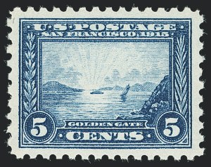 Sale Number 1138, Lot Number 1574, Panama-Pacific Issue (Scott 398-404) Sale Number 1138, Lot Number 1574, Panama-Pacific Issue (Scott 398-404)