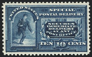 Sale 1138, Lot 1730, Special Delivery, Registration (Scott E1-E12a, F1)