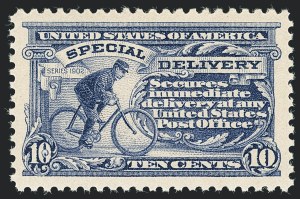 Sale Number 1138, Lot Number 1736, Special Delivery, Registration (Scott E1-E12a, F1) Sale Number 1138, Lot Number 1736, Special Delivery, Registration (Scott E1-E12a, F1)