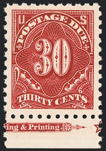 Sale 1138, Lot 1761, Postage Due (Scott J1-J78a)