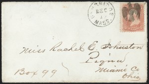 Sale 1139, Lot 15, Fancy Cancellations