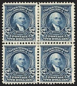 Sale 1139, Lot 81, 1902-08 Issue, $2.00 Dark Blue (312) Sale 1139, Lot 81, 1902-08 Issue