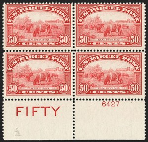 Sale 1140, Lot 1259, Parcel Post