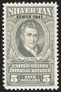 Sale 1140, Lot 1389, Revenues, Silver Tax