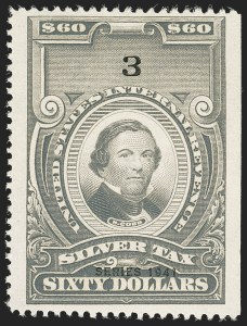 Sale 1140, Lot 1393, Revenues, Silver Tax