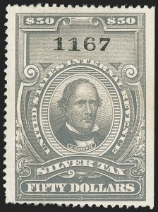 Sale 1140, Lot 1405, Revenues, Silver Tax