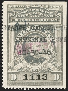 Sale 1140, Lot 1408, Revenues, Silver Tax