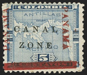 Sale 1140, Lot 1486, U.S. Possessions, Canal Zone