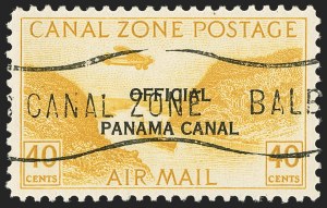 Sale 1140, Lot 1495, U.S. Possessions, Canal Zone