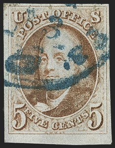 Sale 1140, Lot 288, 1847 Issue (Scott 1-2)