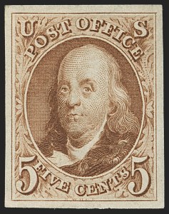 Sale 1140, Lot 304, 1875 Reproduction of 1847 Issue (Scott 3-4)