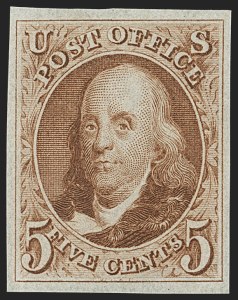 Sale 1140, Lot 305, 1875 Reproduction of 1847 Issue (Scott 3-4)