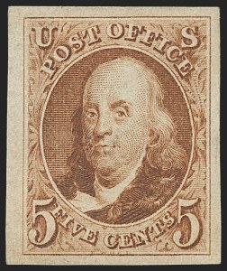 Sale 1140, Lot 307, 1875 Reproduction of 1847 Issue (Scott 3-4)