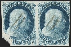 Sale 1140, Lot 314, 1851-56 Issue (Scott 5-17)