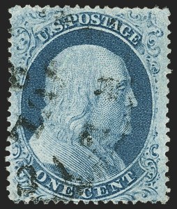 Sale 1140, Lot 357, 1c-3c 1857-60 Issue (Scott 18-26A)