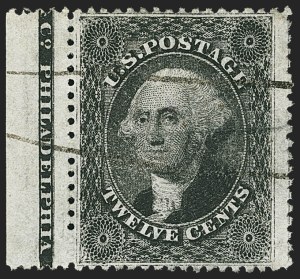 Sale 1140, Lot 386, 5c-90c 1857-60 Issue (Scott 27-39)