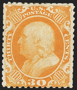 Sale 1140, Lot 408, 1875 Reprint of 1857-60 Issue (Scott 40-47)