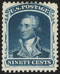 Sale 1140, Lot 411, 1875 Reprint of 1857-60 Issue (Scott 40-47)