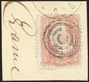 Sale 1140, Lot 436, 1867-68 Grilled Issue (Scott 79-101)