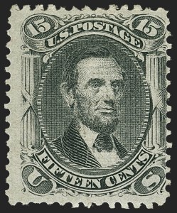 Sale 1140, Lot 450, 1867-68 Grilled Issue (Scott 79-101)
