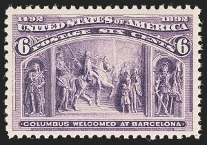 Sale Number 1140, Lot Number 606, 1c-50c 1893 Columbian Issue (Scott 230-240) Sale Number 1140, Lot Number 606, 1c-50c 1893 Columbian Issue (Scott 230-240)