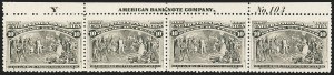 Sale 1140, Lot 608, 1c-50c 1893 Columbian Issue (Scott 230-240)