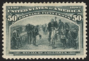 Sale Number 1140, Lot Number 613, 1c-50c 1893 Columbian Issue (Scott 230-240) Sale Number 1140, Lot Number 613, 1c-50c 1893 Columbian Issue (Scott 230-240)