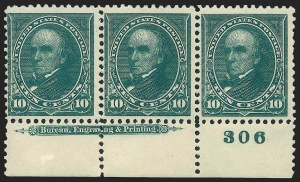 Sale 1140, Lot 661, 1894-98 Bureau Issues (Scott 246-282)